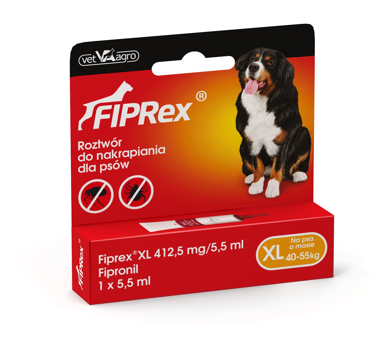 Fiprex Pies Spot-On  Przeciw Pchłom I Kleszczom 40kg - 55kg