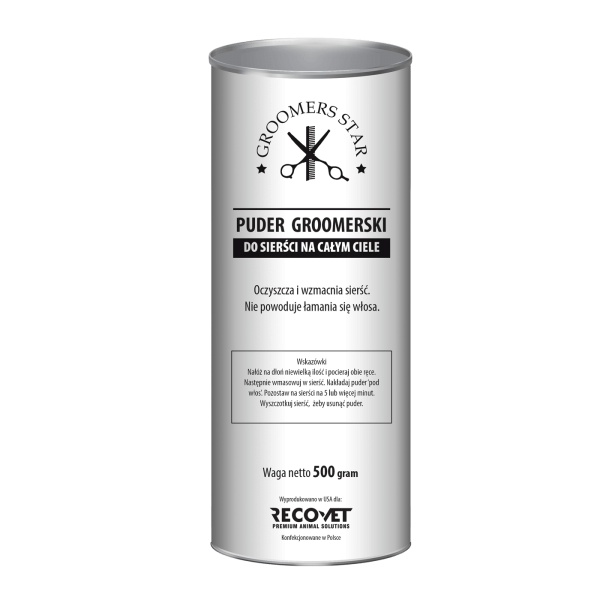 Groomers Star Puder groomerski do sierści na całym ciele 500g