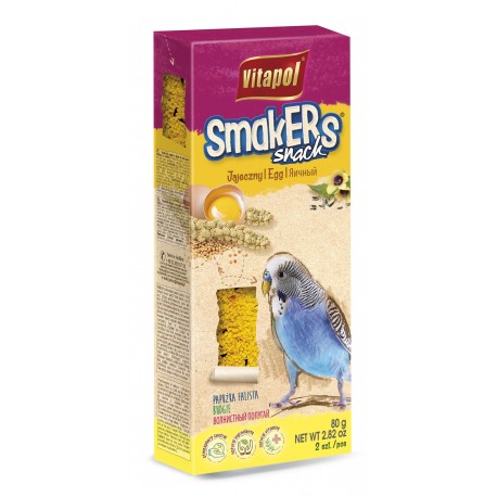 Vitapol Smakers dla Papugi Falistej -Jajeczny 2 szt-80g